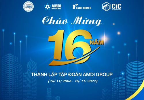 CHÀO MỪNG 16 NĂM NGÀY THÀNH LẬP AMDI GROUP