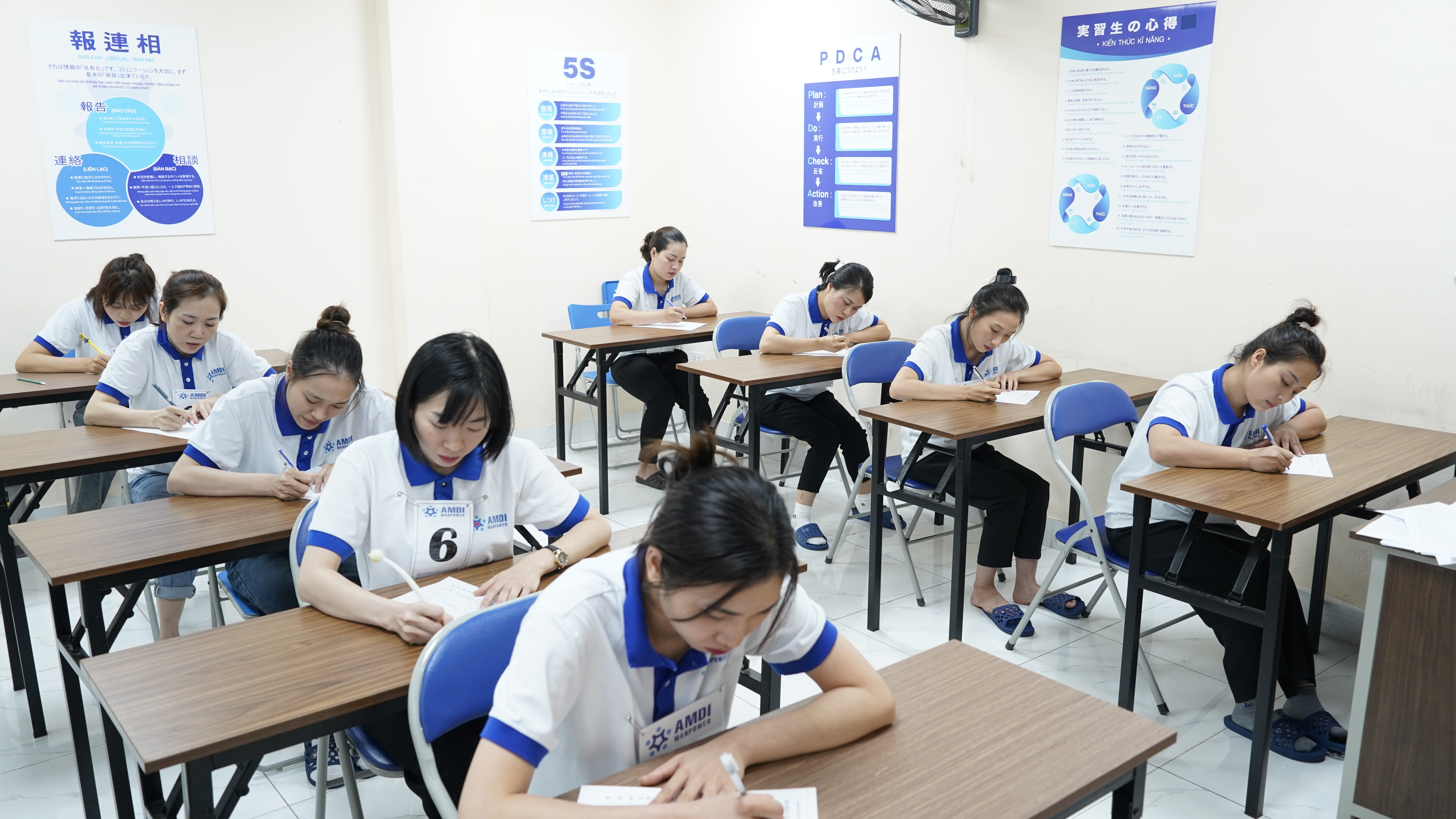 Thực tập sinh học tiếng Nhật tại AMDI Manpower